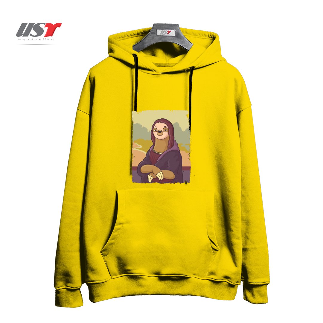 هودی اورسایز طرح LAZY LISA