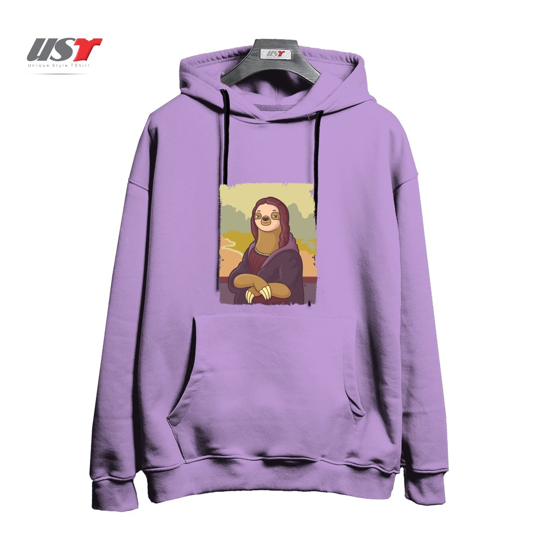 هودی اورسایز طرح LAZY LISA