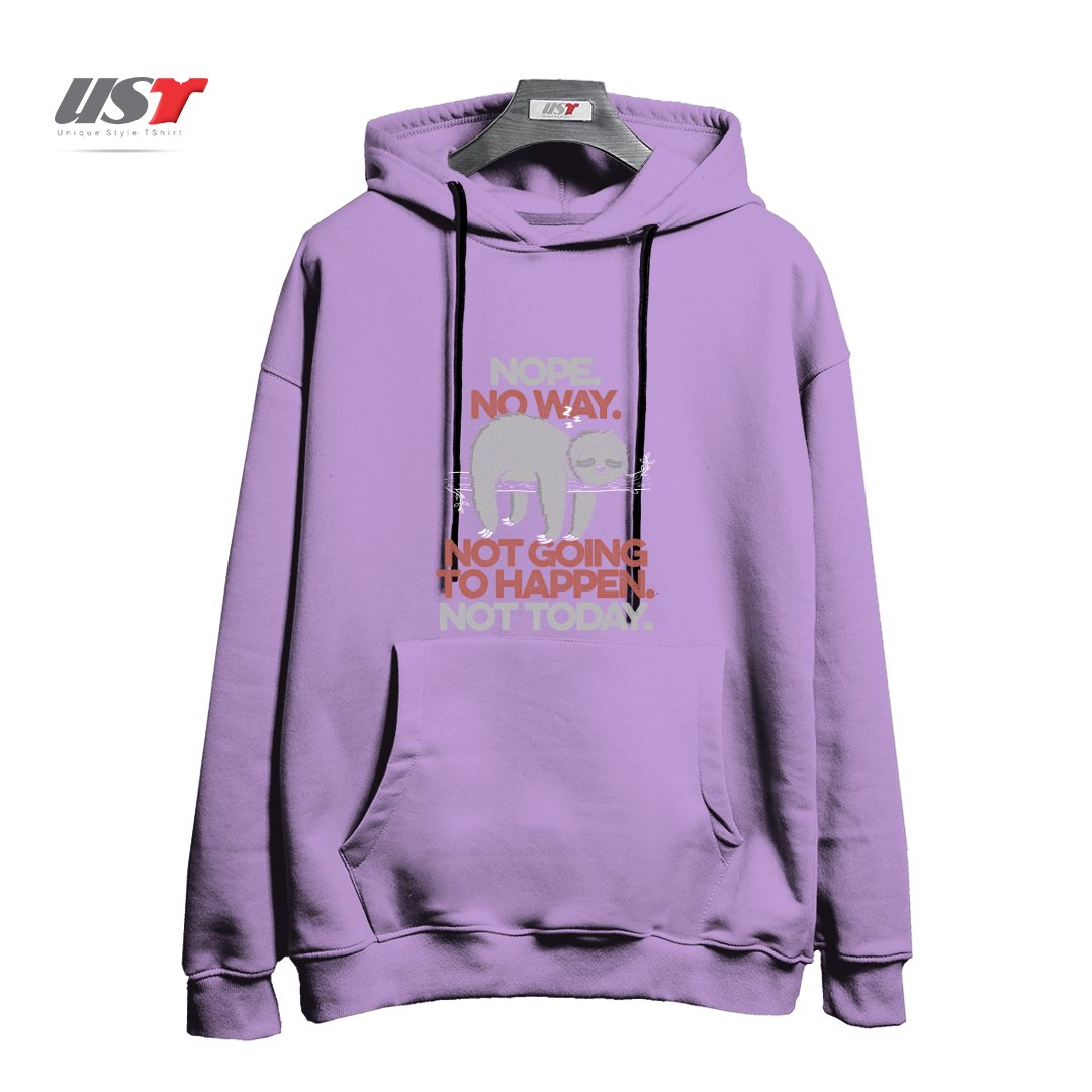 طرح NOPE - CUTE LAZY SLOTH GIFT هودی اورسایزرنگ یاسی