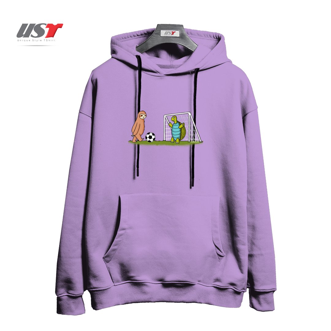 طرح SLOTH AND TURTLE FOOTBALL هودی اورسایزرنگ یاسی
