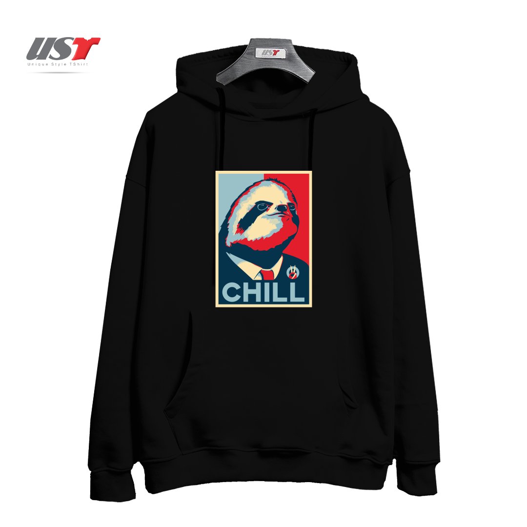 هودی اورسایز طرح SLOTH FOR PRESIDENT