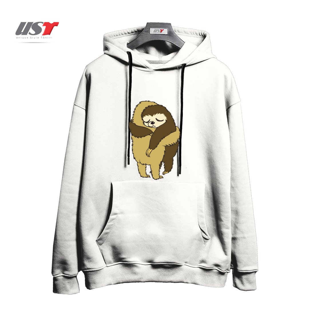 هودی اورسایز طرح SLOTH HUGS