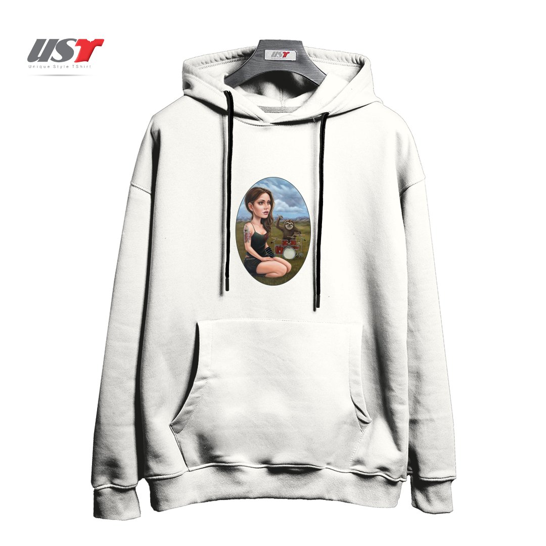 هودی اورسایز طرح SLOW JAM