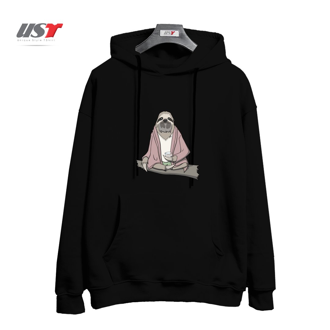 هودی اورسایز طرح THE SLOTH ABIDES