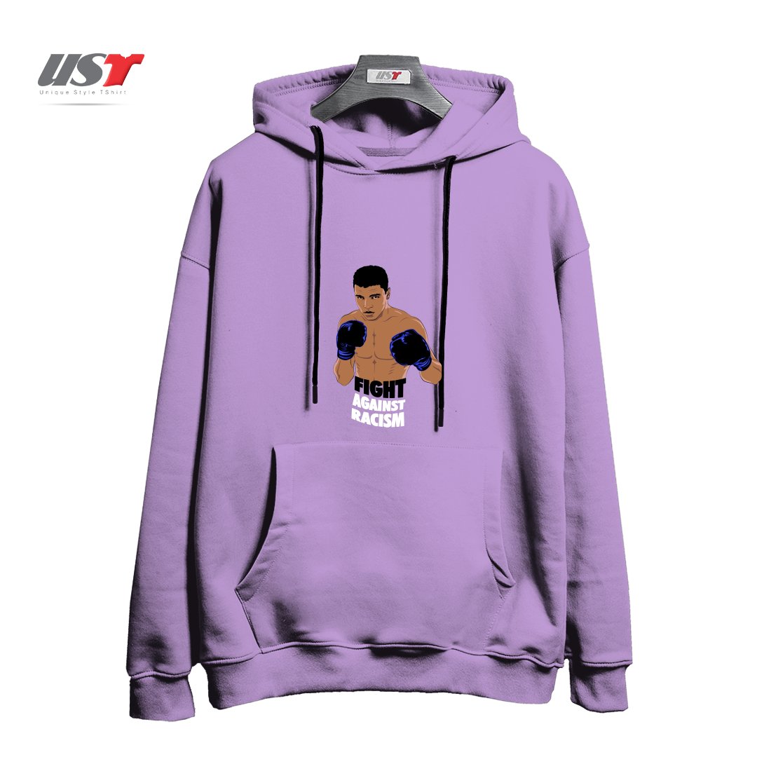 طرح FIGHT AGAINST RACISM هودی اورسایزرنگ یاسی