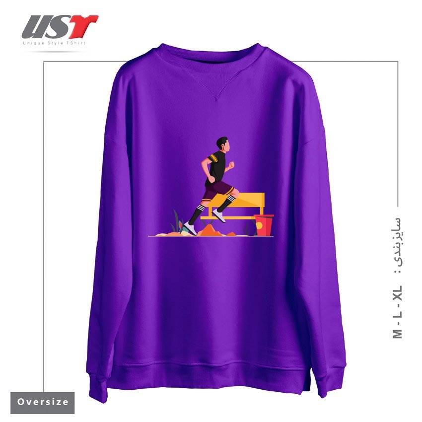 سوییشرت اورسایز طرح Life Style3