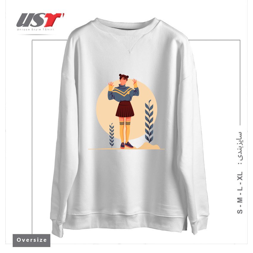 سوییشرت اورسایز طرح Life Style7