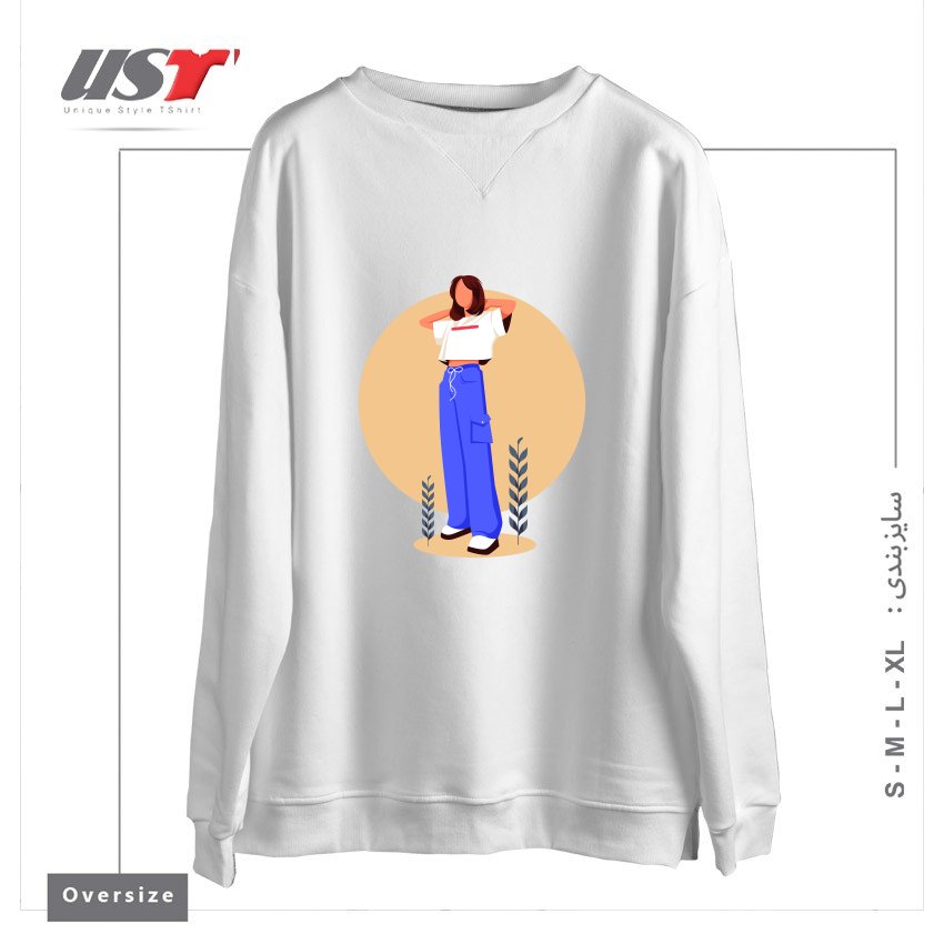 سوییشرت اورسایز طرح Life Style11
