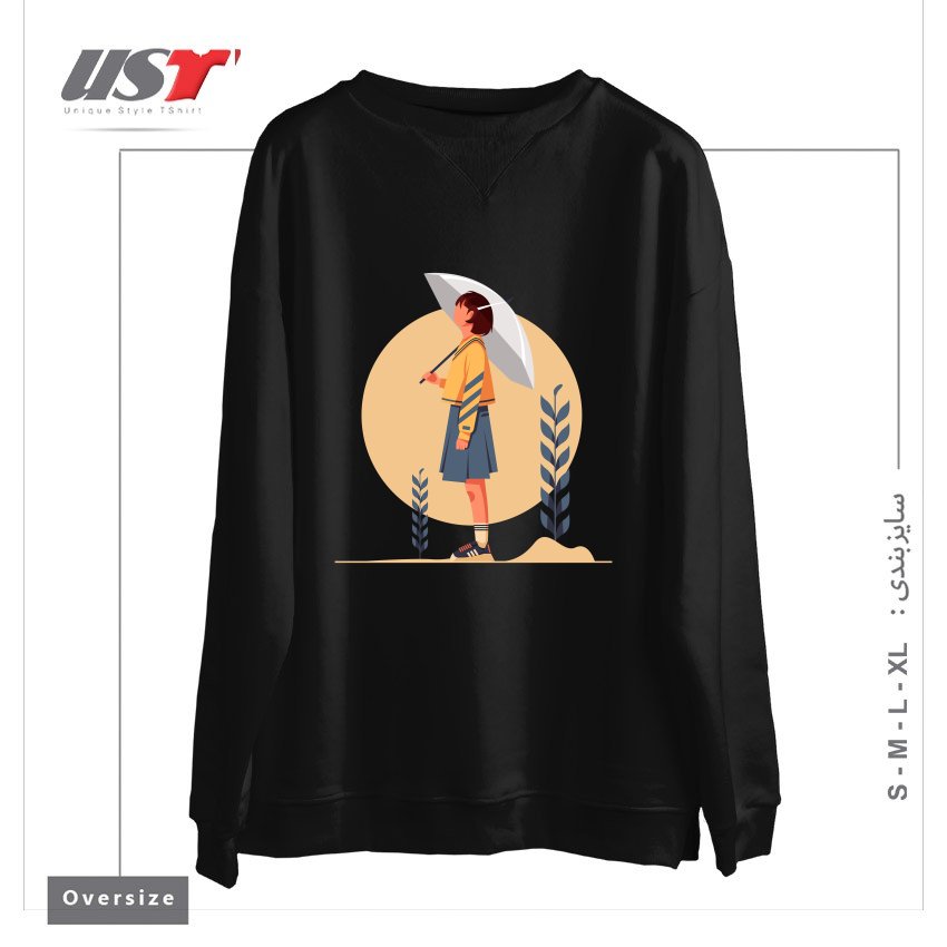 سوییشرت اورسایز طرح Life Style12