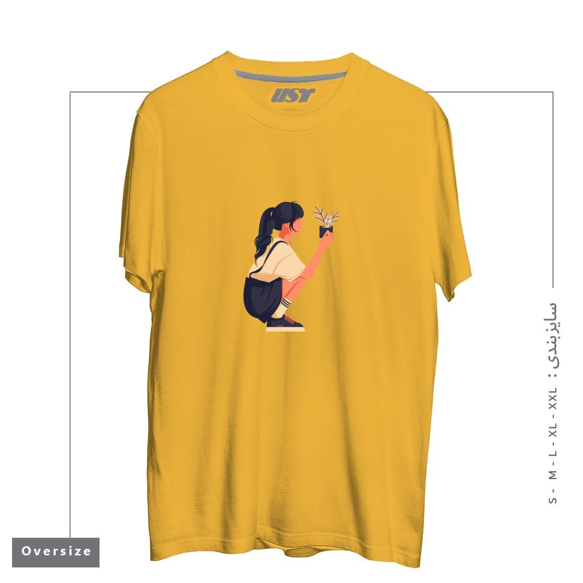 تیشرت اورسایز طرح Life Style15