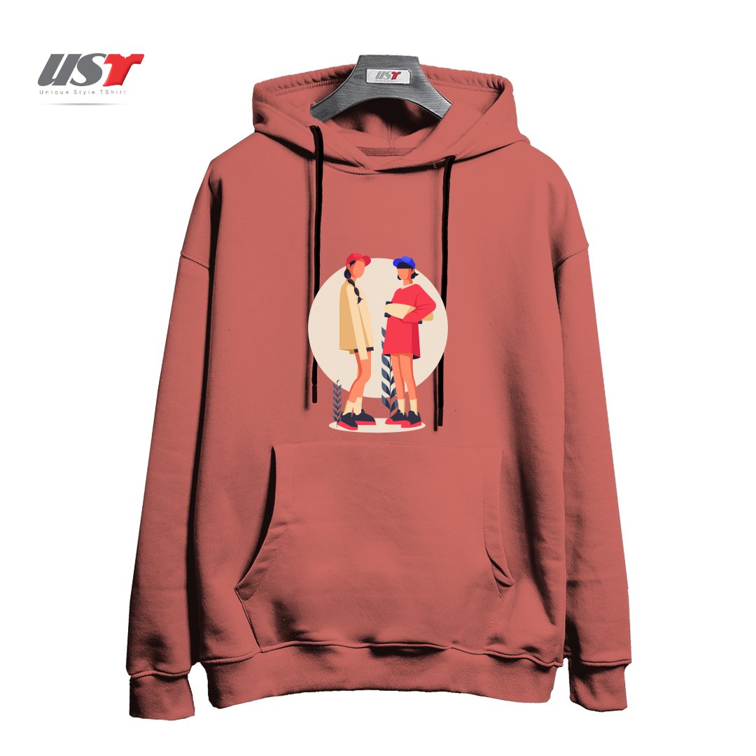 هودی اورسایز طرح Life Style19