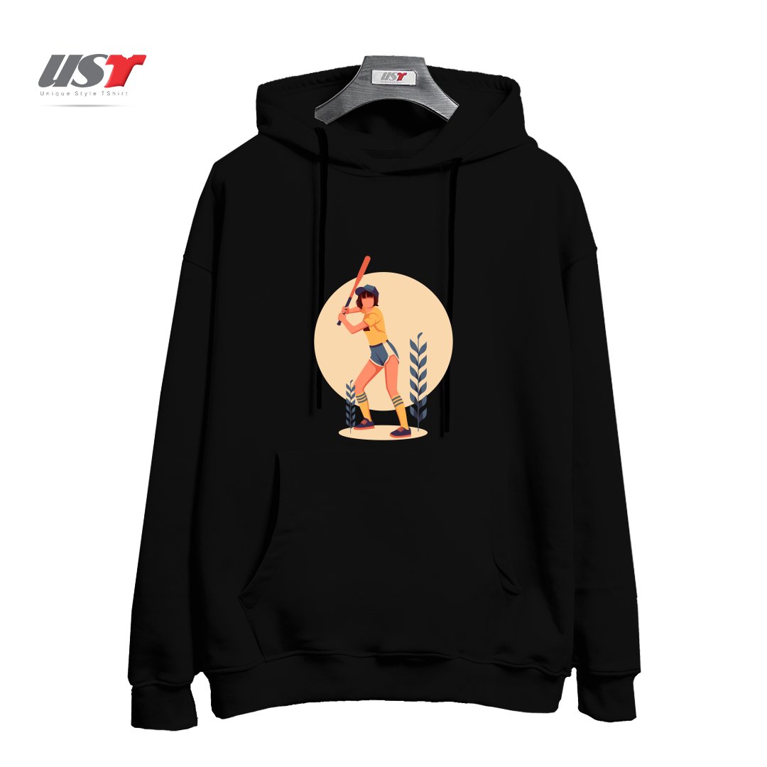 طرح Life Style21 هودی اورسایزرنگ مشکی