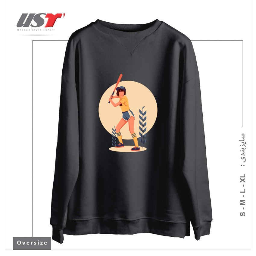 سوییشرت اورسایز طرح Life Style21