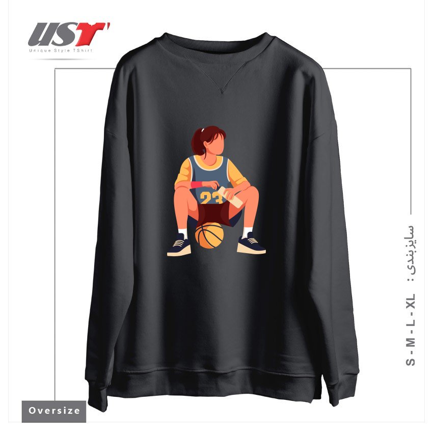 سوییشرت اورسایز طرح Life Style25