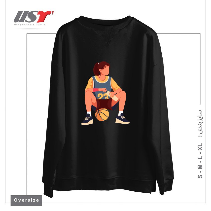 سوییشرت اورسایز طرح Life Style25