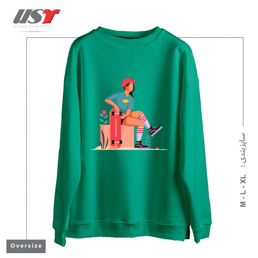 سوییشرت اورسایز طرح Life Style29