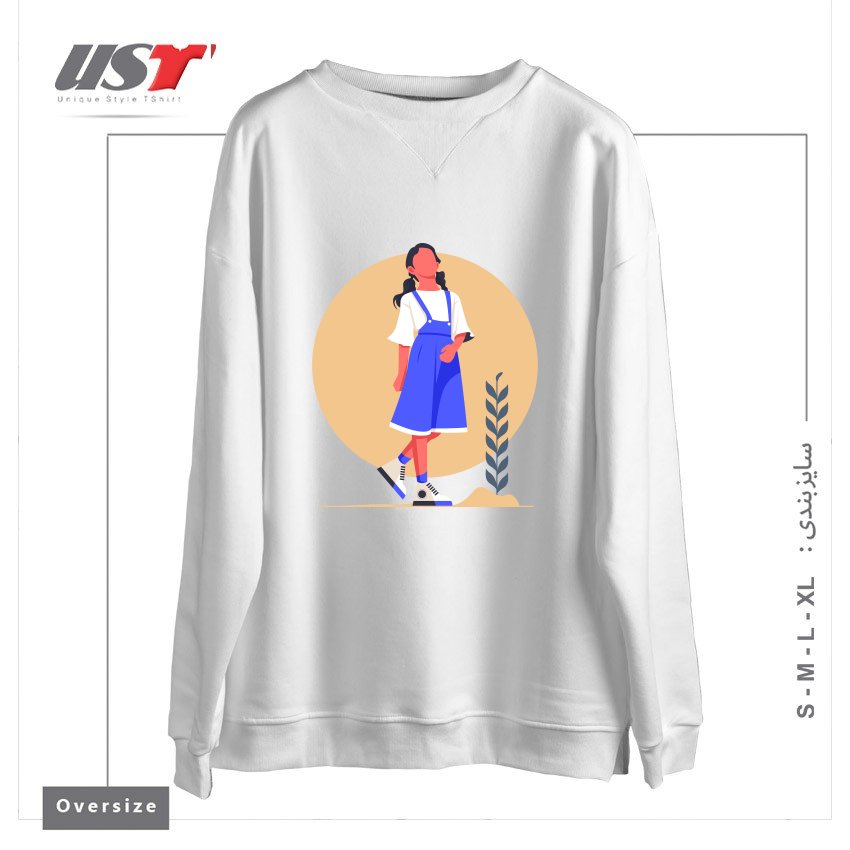 سوییشرت اورسایز طرح Life Style30