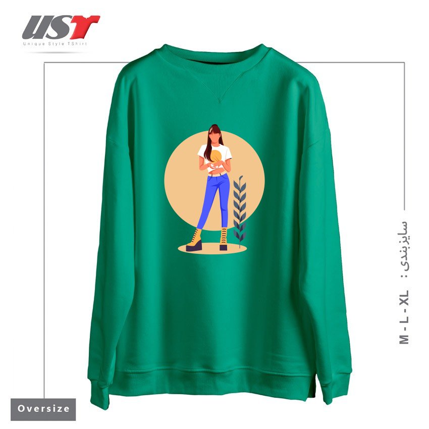 سوییشرت اورسایز طرح Life Style33