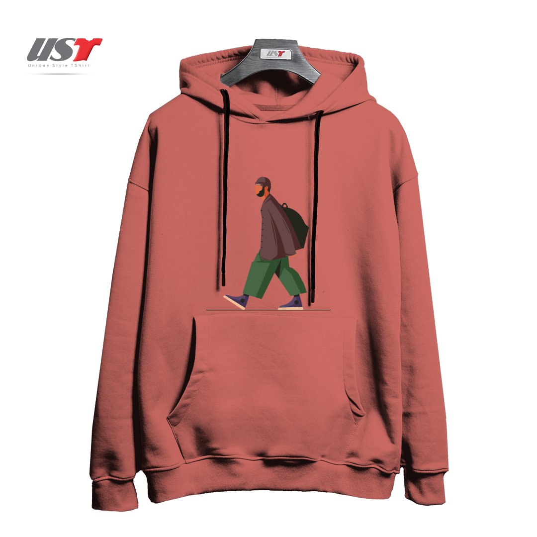 هودی اورسایز طرح Life Style37