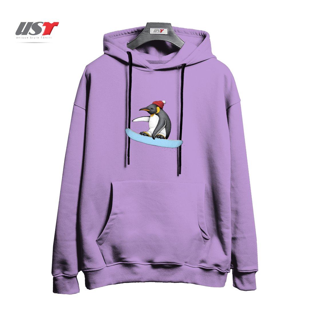 طرح FLYING PENGUIN (COLOR VERSION) هودی اورسایزرنگ یاسی