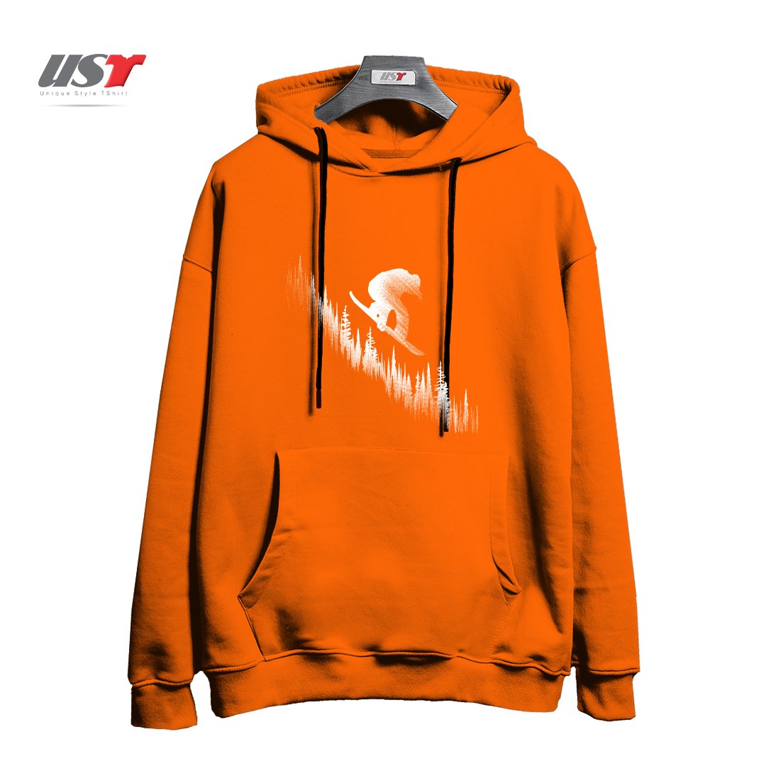 هودی اورسایز طرح MY SNOWBOARD ART2