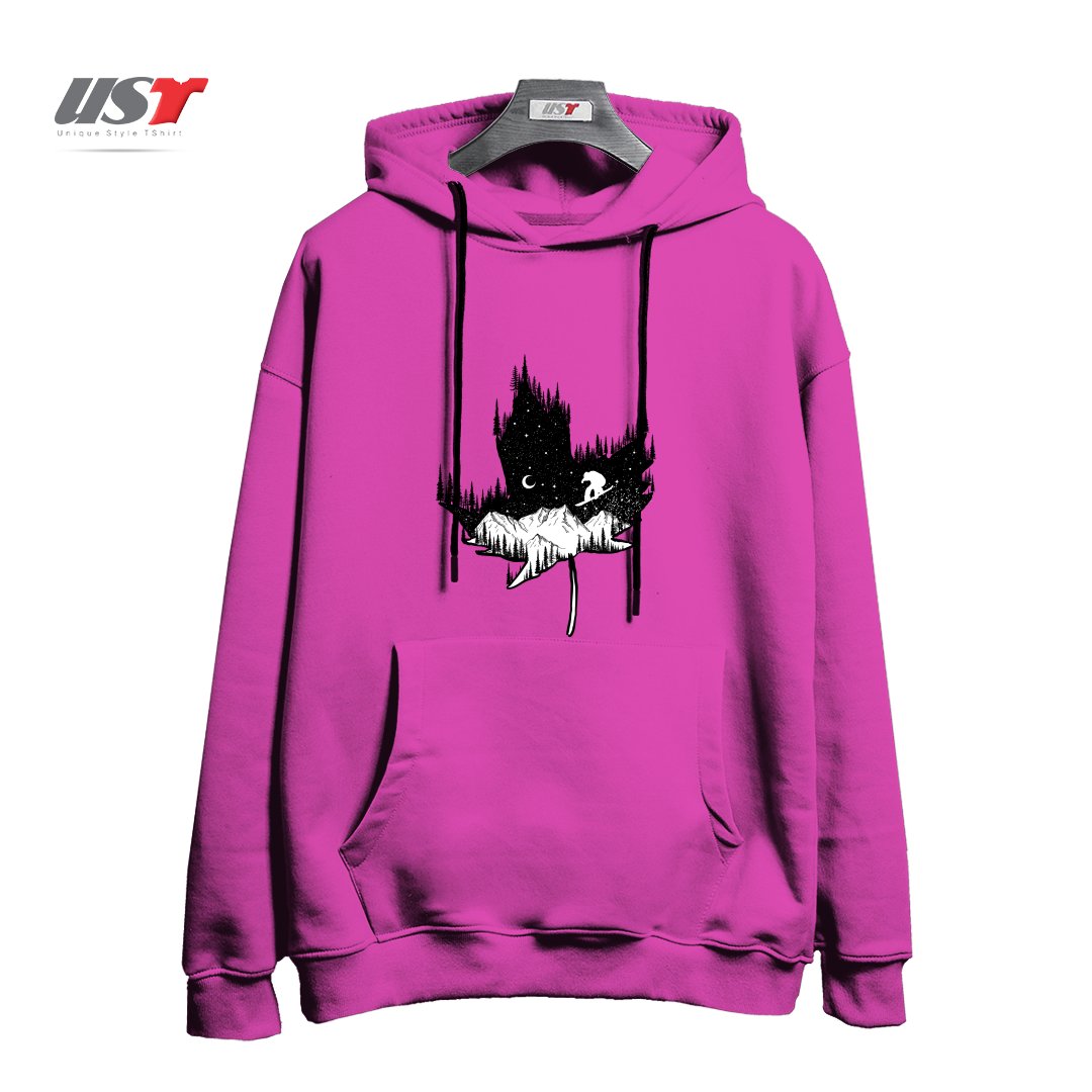 هودی اورسایز طرح SNOWBOARD ART