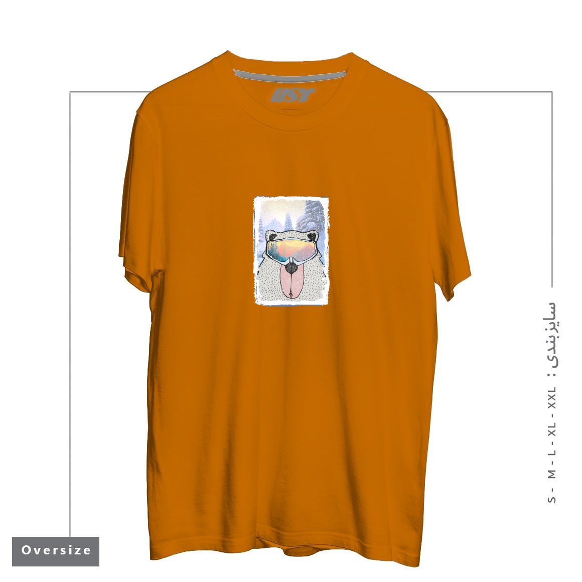 طرح WINTER GAMES AND CRAZY BEARS7 تیشرت اورسایزرنگ پرتغالی