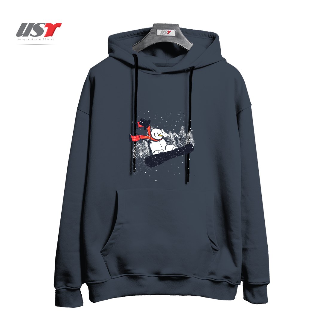 طرح WINTER'S COMING هودی اورسایزرنگ دودی