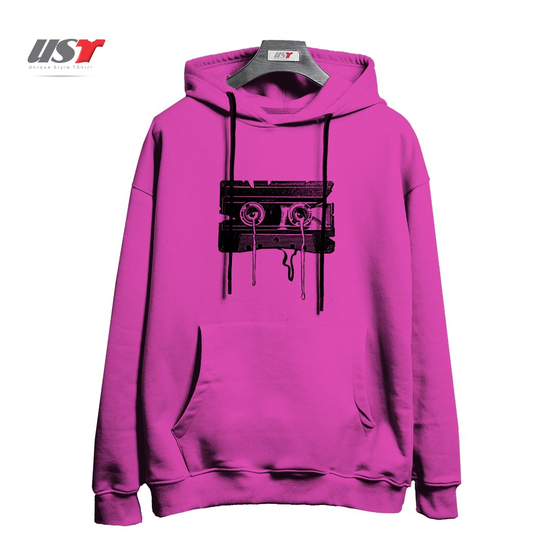 هودی اورسایز طرح CASSETTE MEMORIES