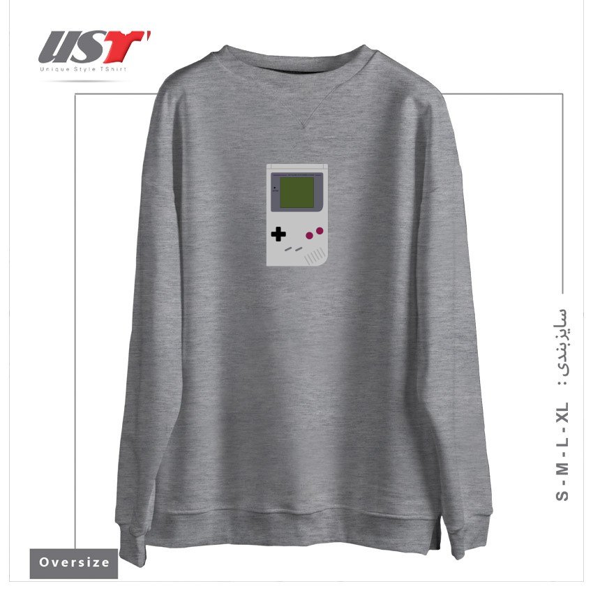 سوییشرت اورسایز طرح GAMEBOY