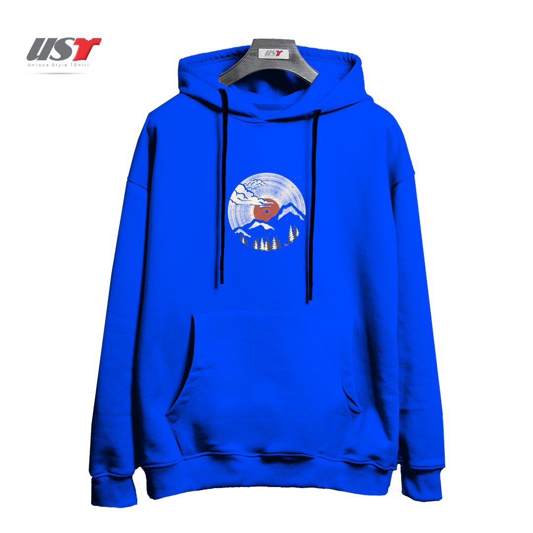 طرح MTN LP هودی اورسایزرنگ آبی شالی