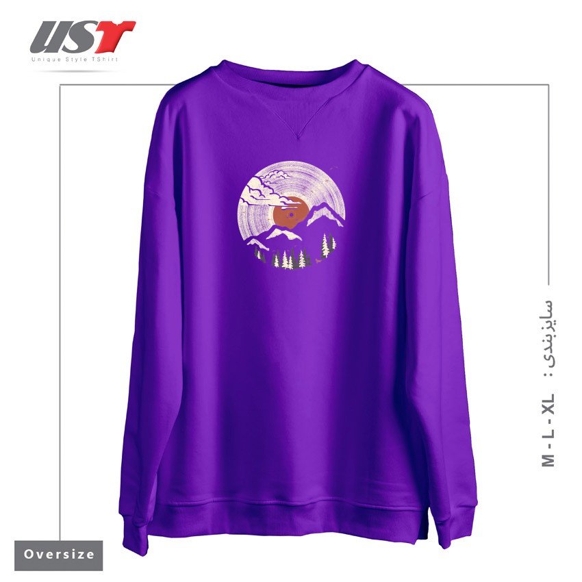 سوییشرت اورسایز طرح MTN LP