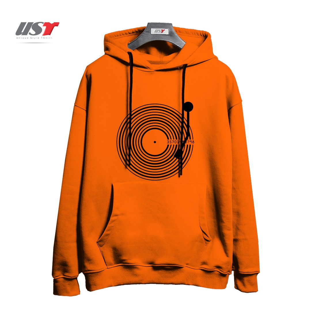 طرح [UNTITLED] هودی اورسایزرنگ نارنجی