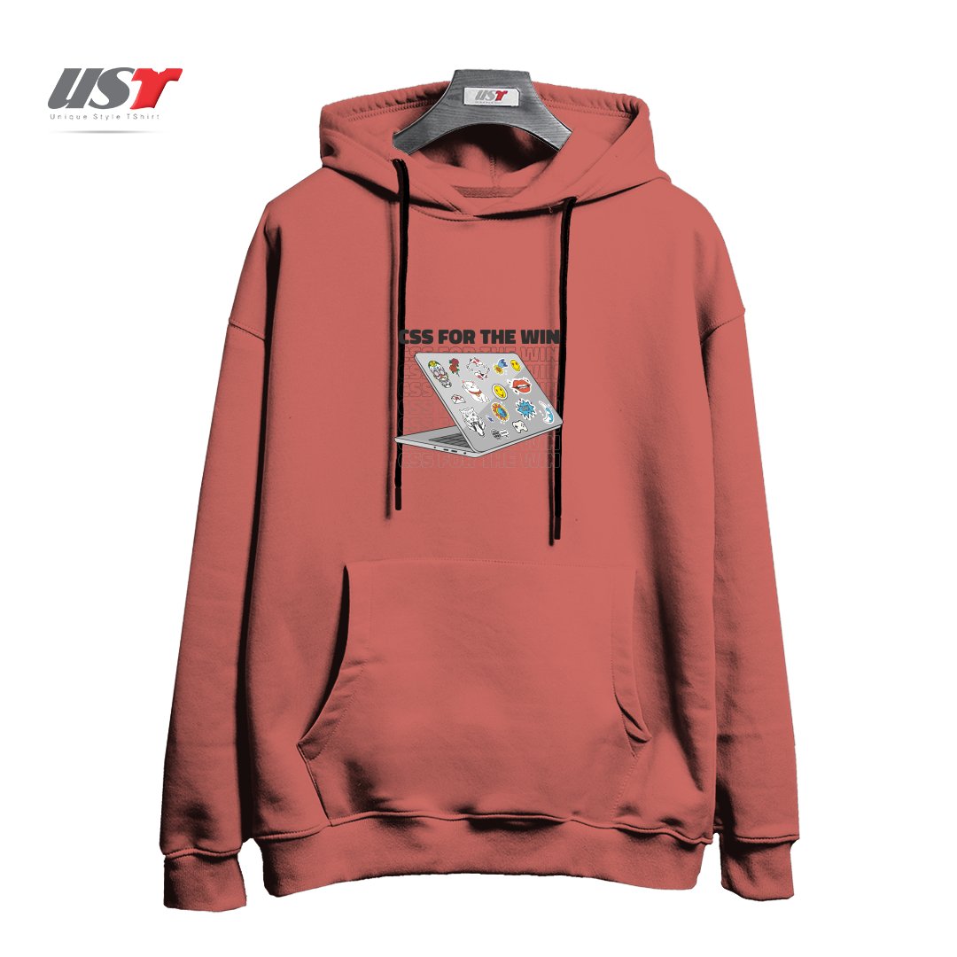 طرح CSS FOR THE WIN QUOTE WEB DEVELOPER هودی اورسایزرنگ آجری