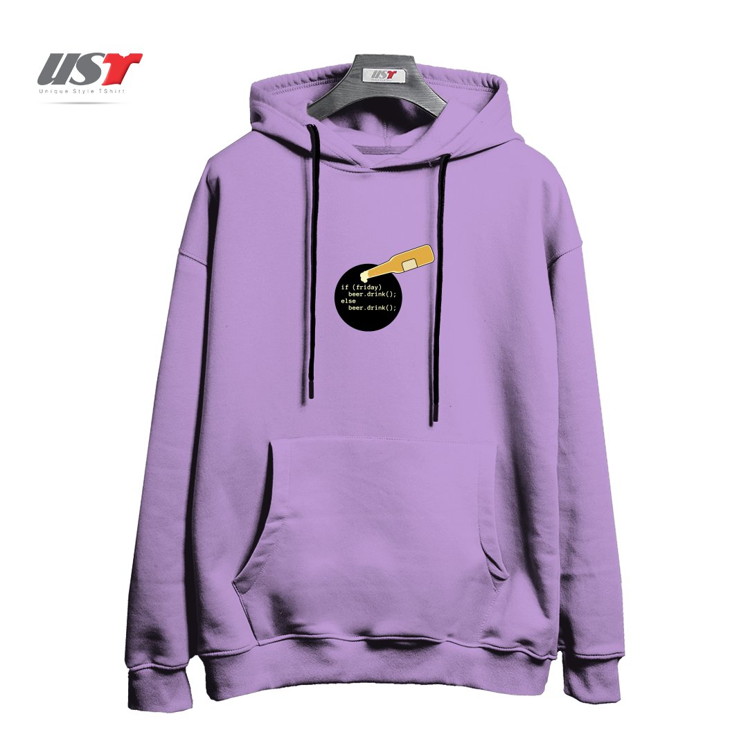 طرح PROGRAMMER AND BEER هودی اورسایزرنگ یاسی