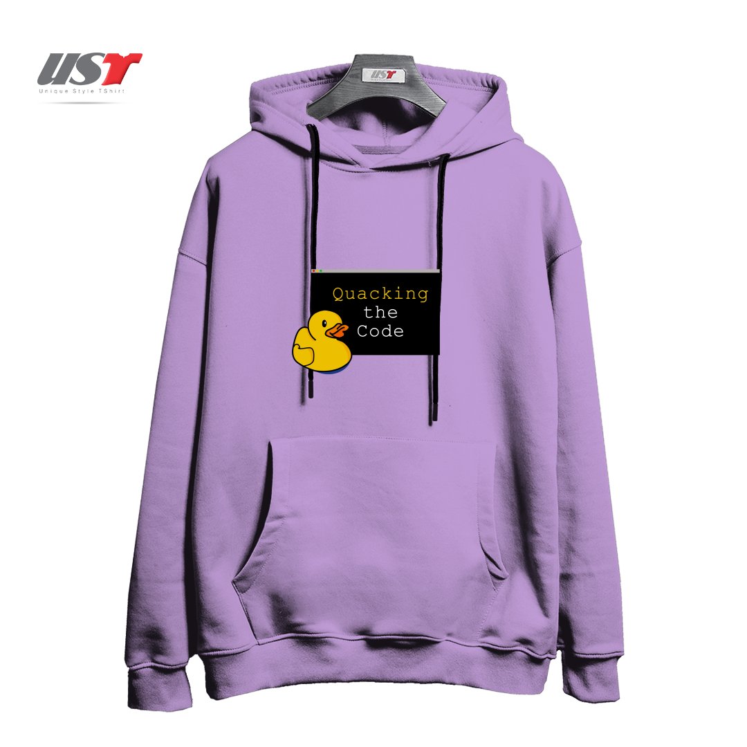 طرح QUACKING THE CODE هودی اورسایزرنگ یاسی
