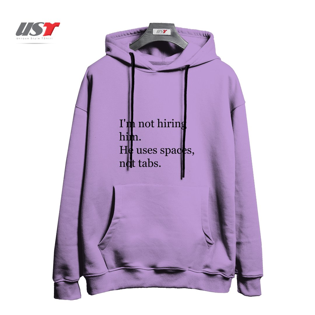 طرح TABS OVER SPACES  SILICON VALLEY هودی اورسایزرنگ یاسی