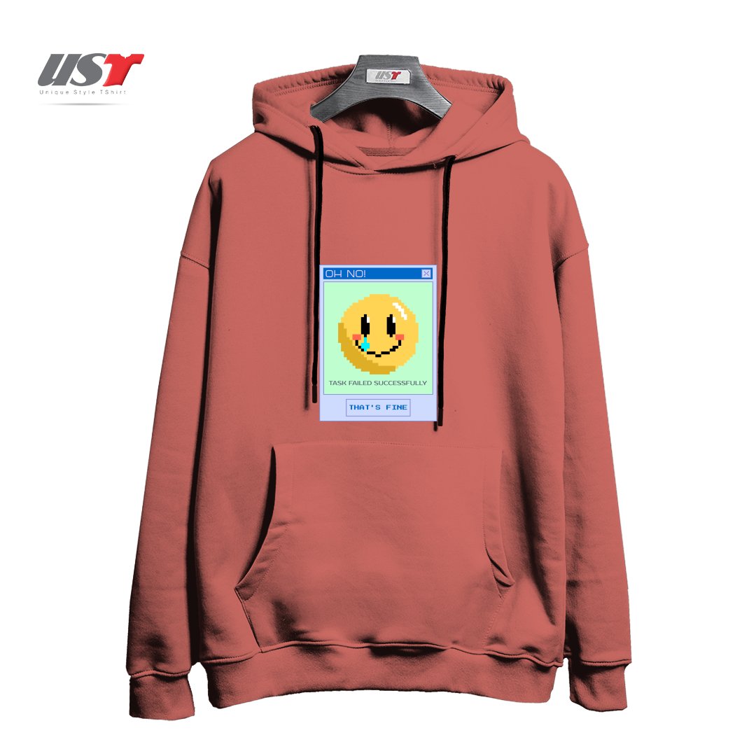 طرح TASK FAILED SUCCESSFULLY - THAT'S FINE هودی اورسایزرنگ آجری