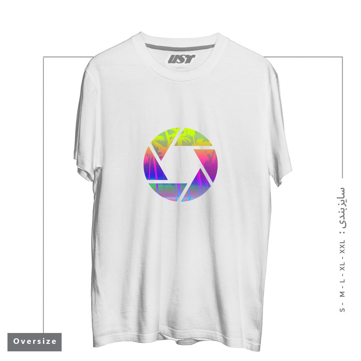 تیشرت اورسایز طرح CAPTURE THE SUMMER