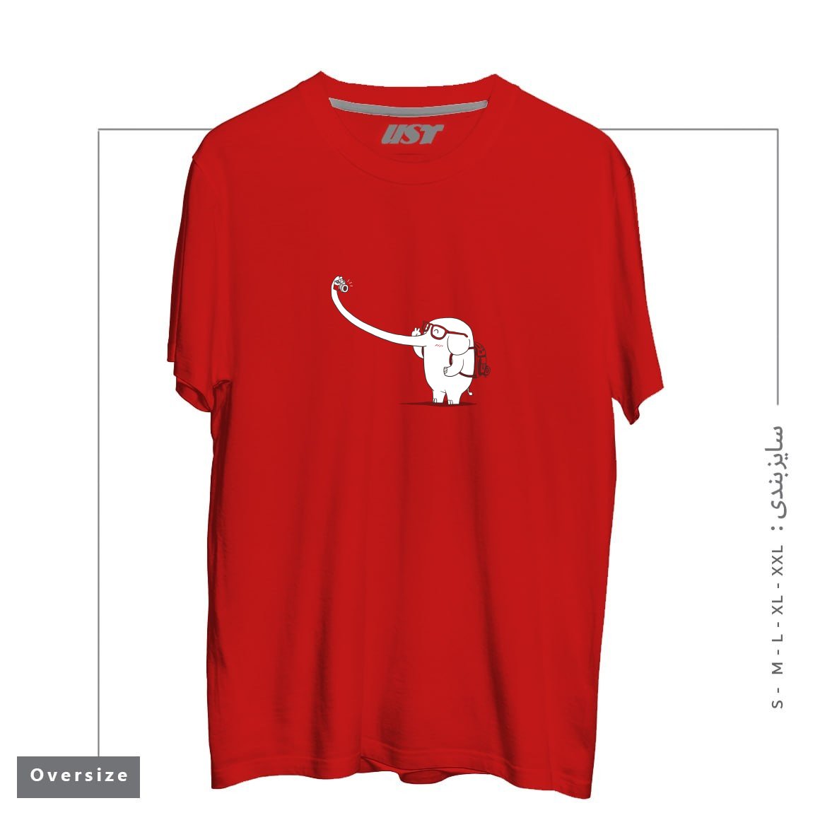 تیشرت اورسایز طرح LONELY TRAVELLER