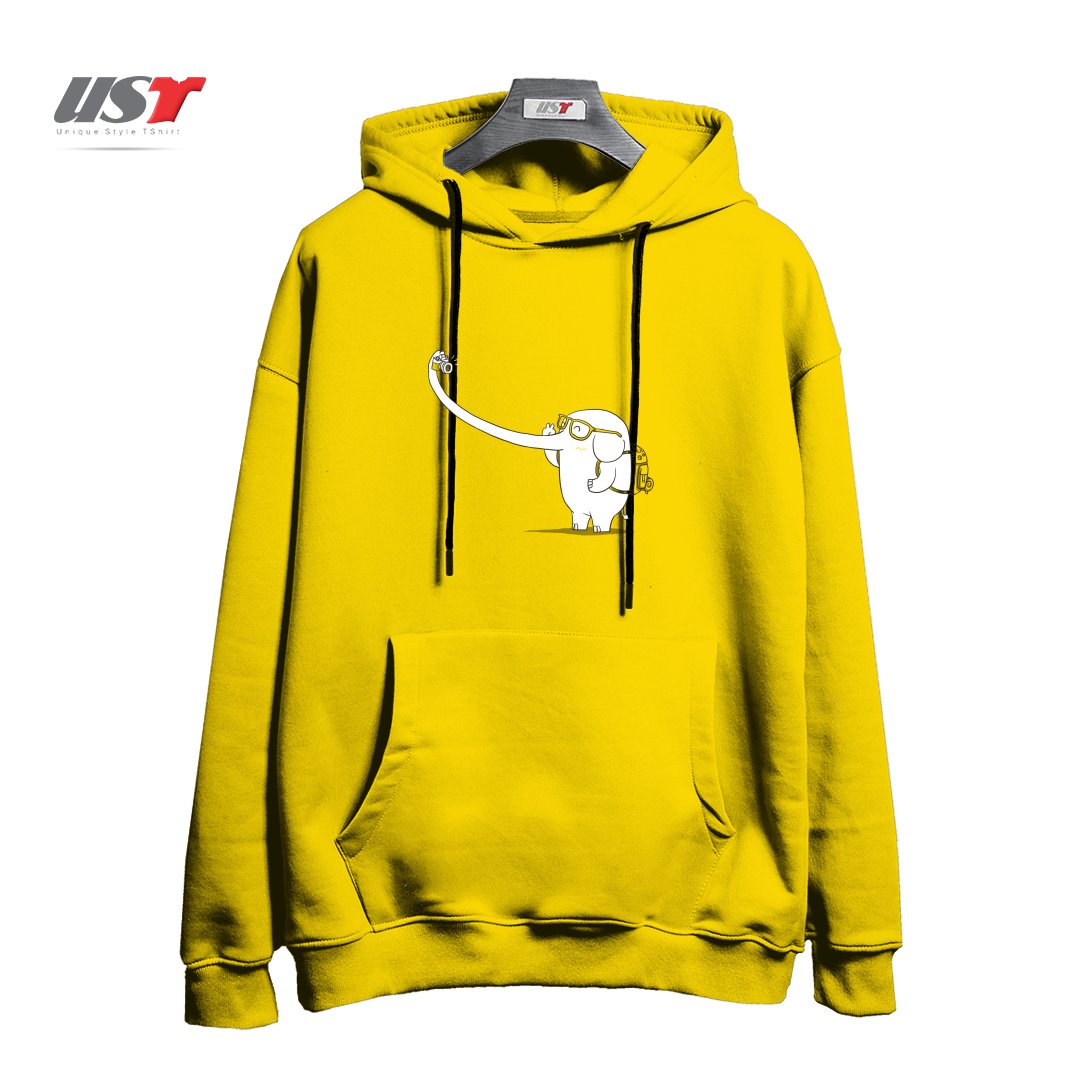 هودی اورسایز طرح LONELY TRAVELLER