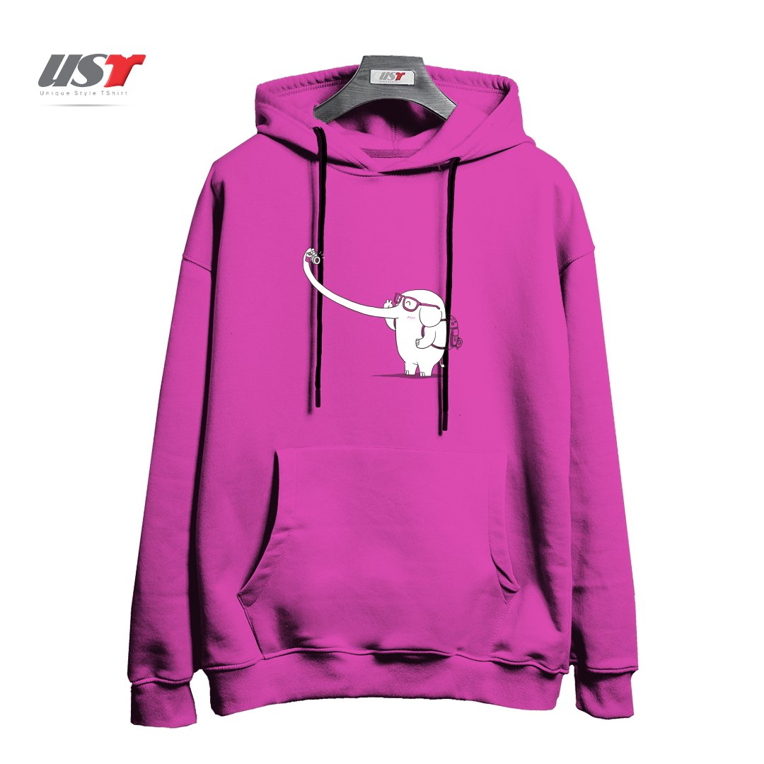 هودی اورسایز طرح LONELY TRAVELLER