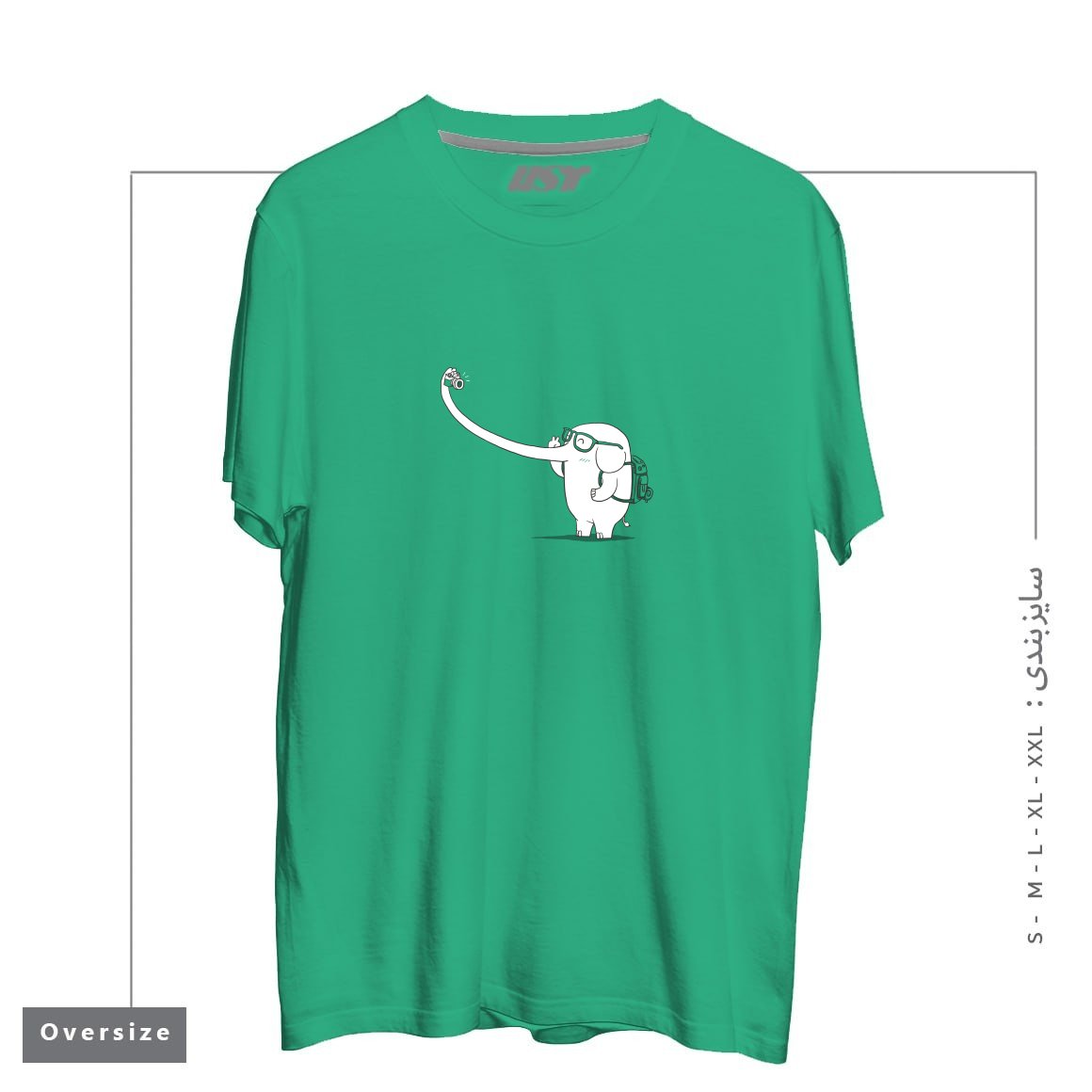 تیشرت اورسایز طرح LONELY TRAVELLER