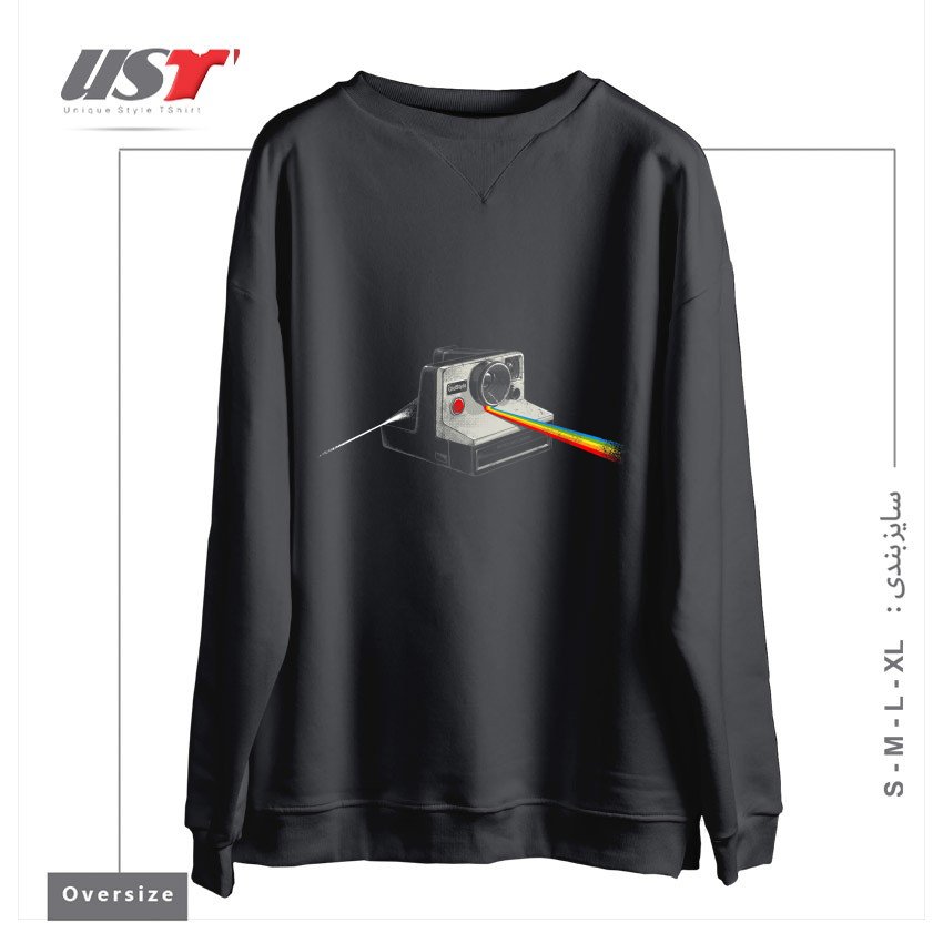 سوییشرت اورسایز طرح OLD STYLE