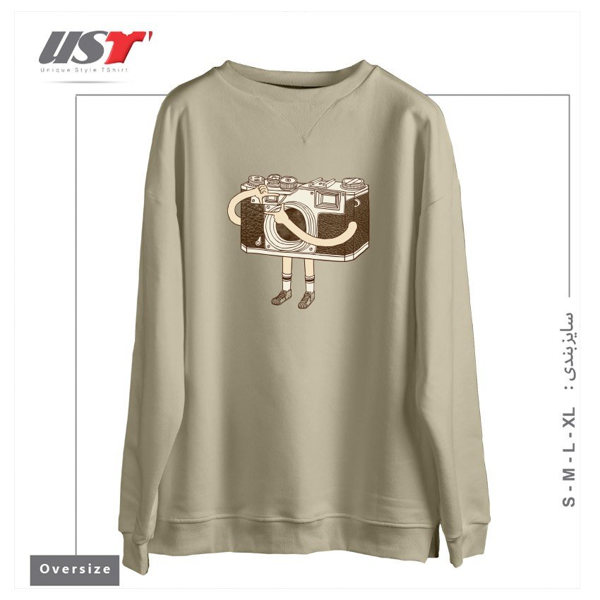 سوییشرت اورسایز طرح PHOTOGRAPHER