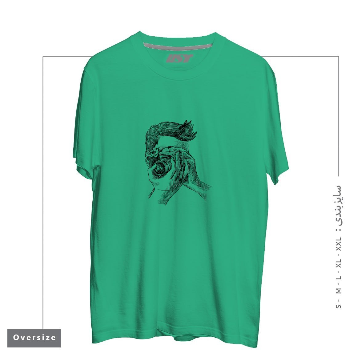 تیشرت اورسایز طرح PHOTOGRAPHER2