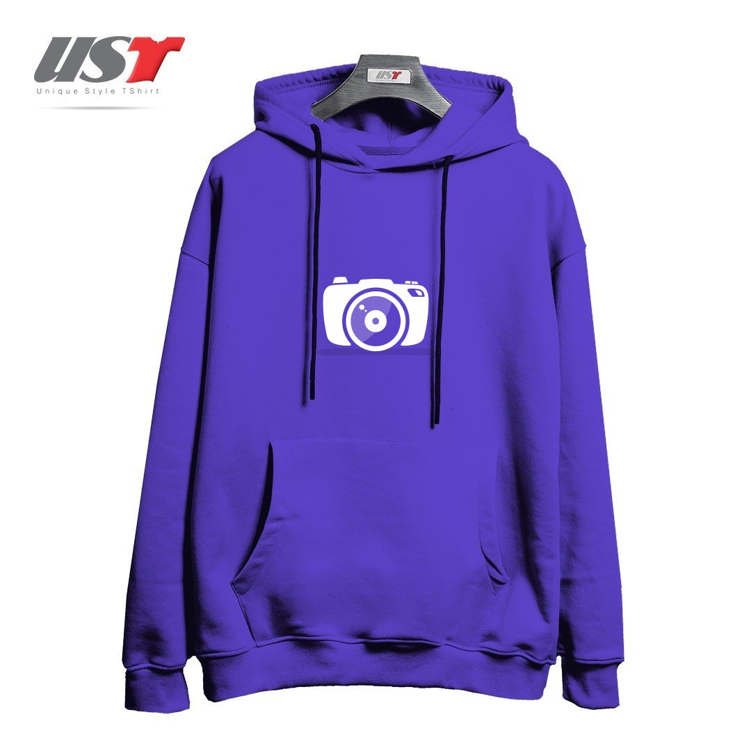 طرح PHOTOGRAPHY هودی اورسایزرنگ بنفش