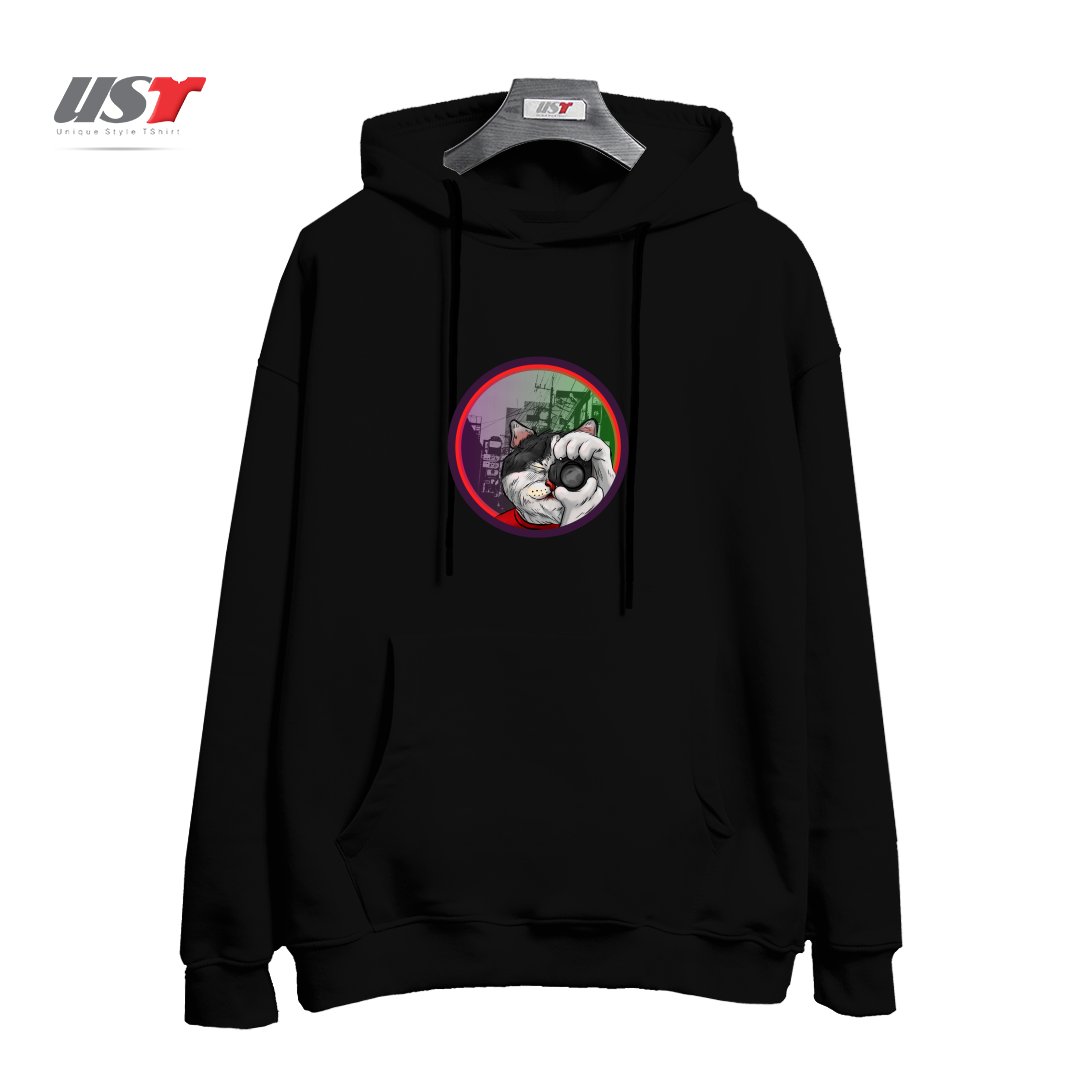 هودی اورسایز طرح STREET CAT TOKIO