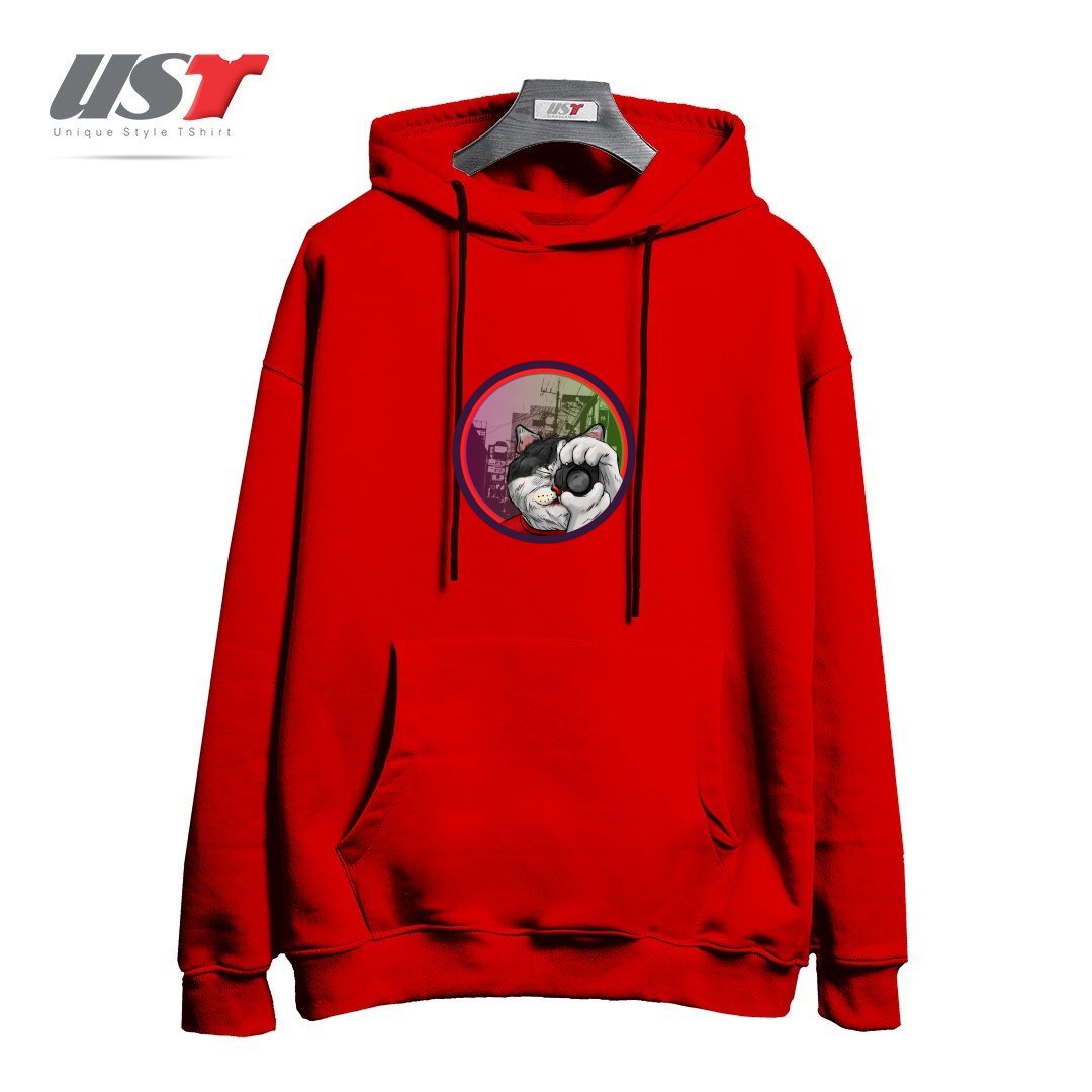 هودی اورسایز طرح STREET CAT TOKIO