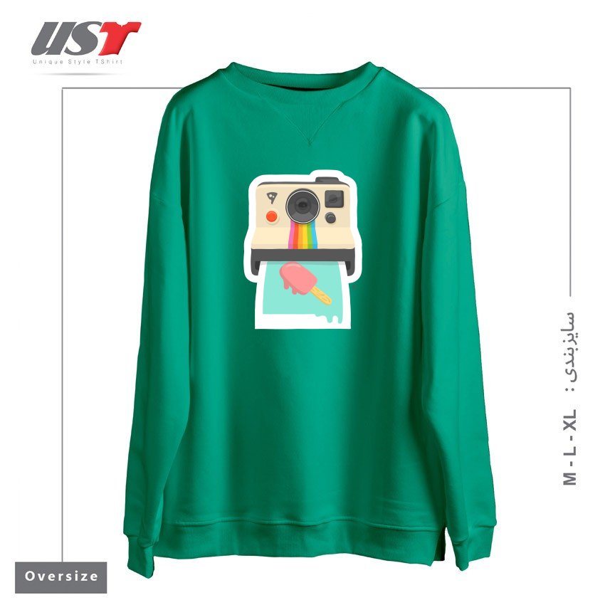 سوییشرت اورسایز طرح SUMMER THINGS